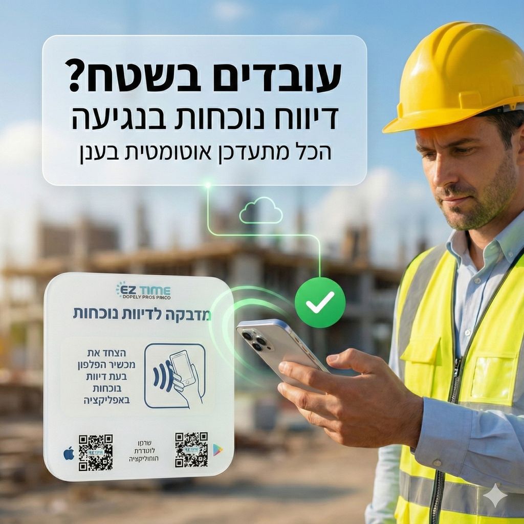 מאגר תמונות החברה מדבקת NFC דיווח נוכחות בשטח חיישן קרבה